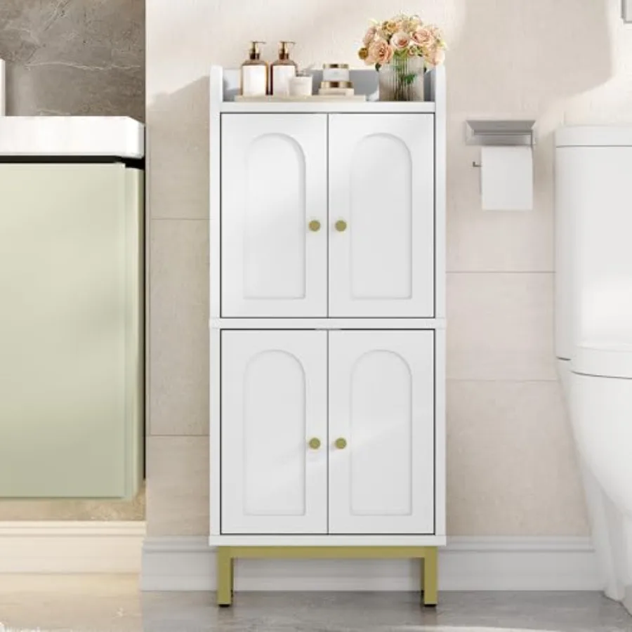 Bathroom Cabinet Small Storage Cabinet with 4 Doors Bathroom Organizers and Storage Cabinets with Adjustable Feet. Cabinets Fre
Bathroom Cabinet Small Storage Cabinet with 4 Doors Bathroom Organizers and Storage Cabinets with Adjustable Feet. Cabinets Fre