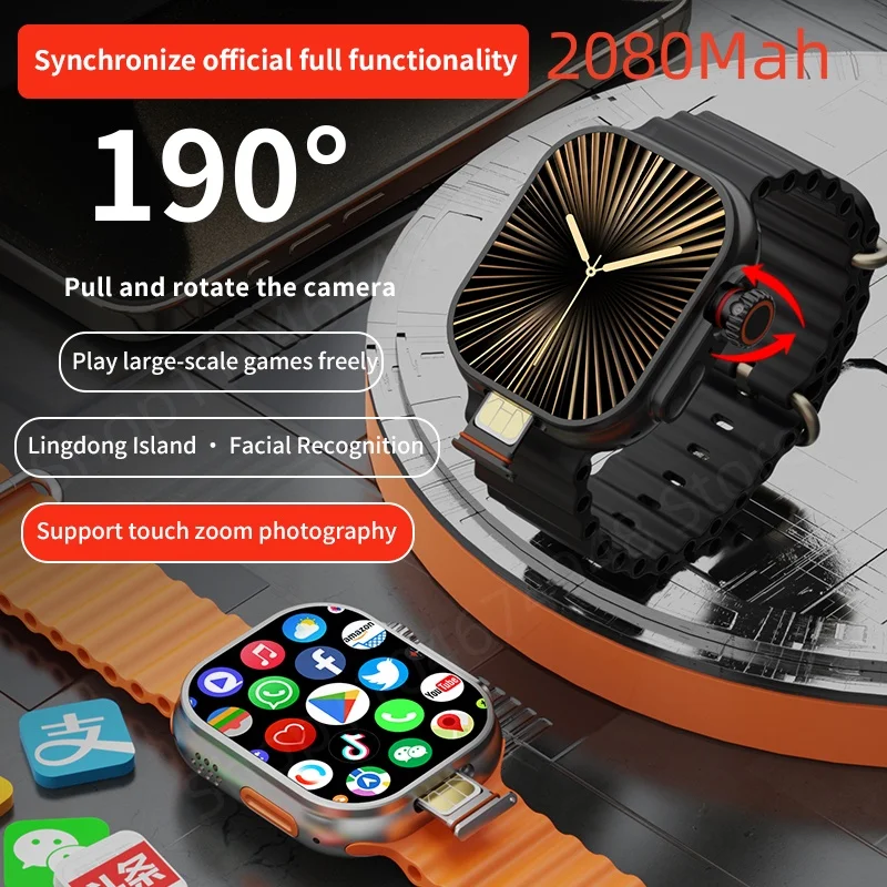 CD12 Smartwatch 2080Mah Standby King S10 Ultra Men Smart Watch With Rotary Call HD Video Call GPS Position WIFI Connect Compass
CD12 Smartwatch 2080Mah Standby King S10 Ultra Men Smart Watch With Rotary Call HD Video Call GPS Position WIFI Connect Compass