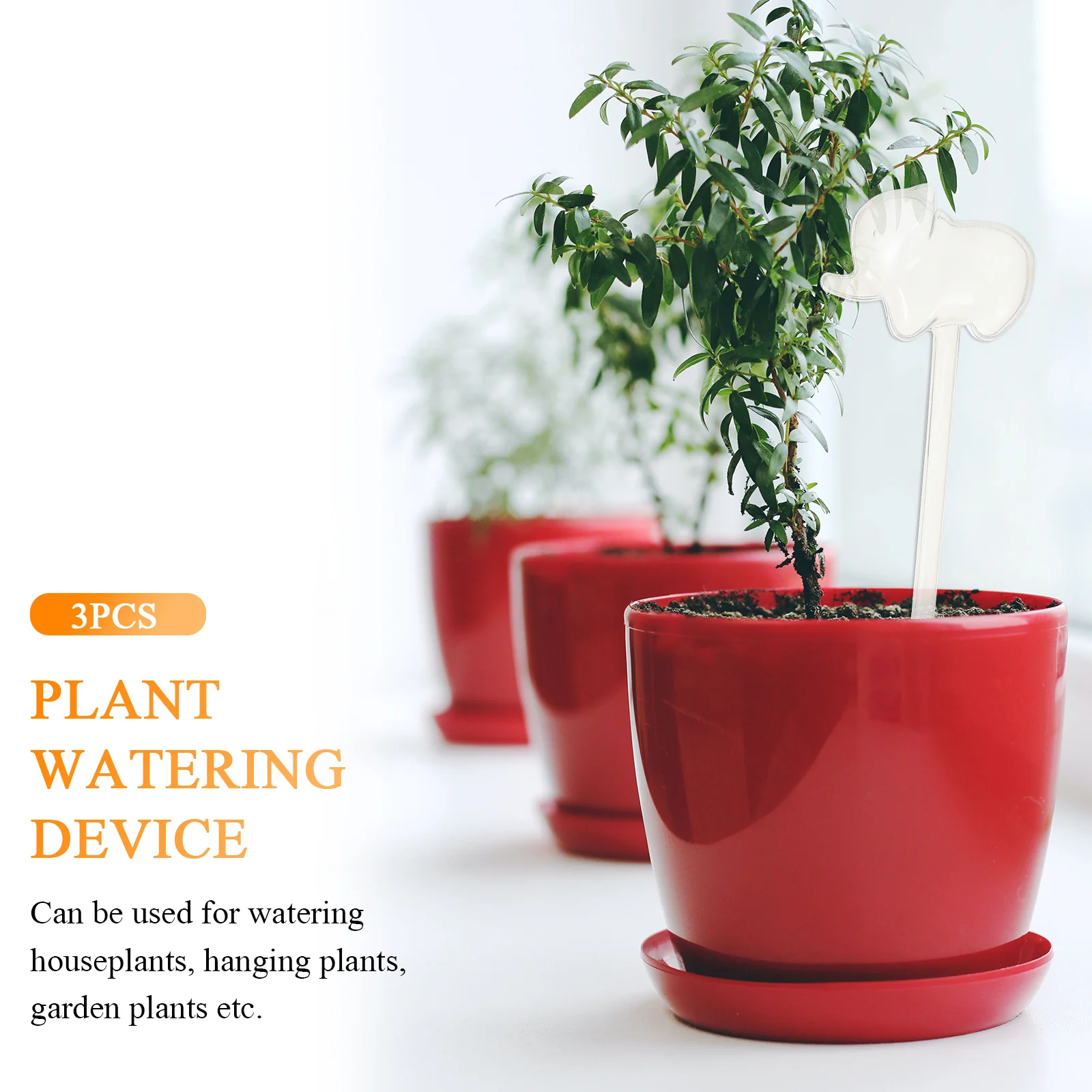 3pcs Automatic Flower Watering Device Self-Watering Bulbs For Garden Lawn Patio Plants Plastic Irrigation Tool Durable Plant
3pcs Automatic Flower Watering Device Self-Watering Bulbs For Garden Lawn Patio Plants Plastic Irrigation Tool Durable Plant