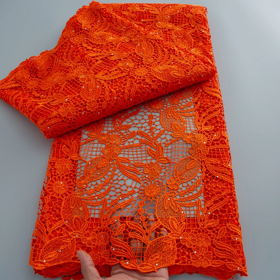 French Cord Guipure Lace Fabric High Quality 5 Yards Knitted Nigerian Water Soluble Lace Fabric 2026 Dress for Women Sewing
French Cord Guipure Lace Fabric High Quality 5 Yards Knitted Nigerian Water Soluble Lace Fabric 2026 Dress for Women Sewing
