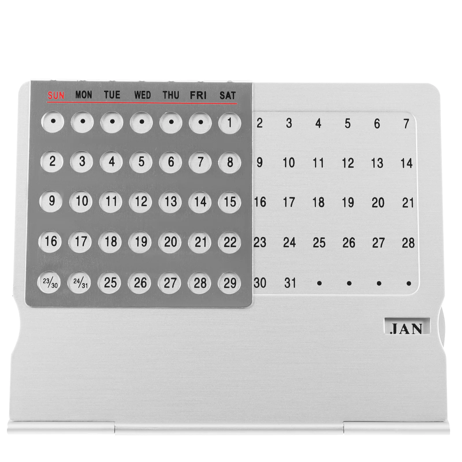 Ultra-Thin Metal Desktop Perpetual Calendar Creative Date Reminder For Office Home School Desk Accessories Decor Printing
Ultra-Thin Metal Desktop Perpetual Calendar Creative Date Reminder For Office Home School Desk Accessories Decor Printing