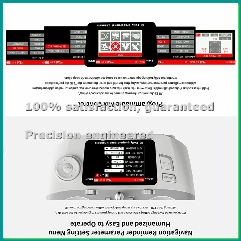 For RadioLink T12D 12CH RC Transmitter 2.4GHz Remote Controller 2.8inch LCD for FPV Drone Fixed Wing Airplane Car L-BCBW
For RadioLink T12D 12CH RC Transmitter 2.4GHz Remote Controller 2.8inch LCD for FPV Drone Fixed Wing Airplane Car L-BCBW