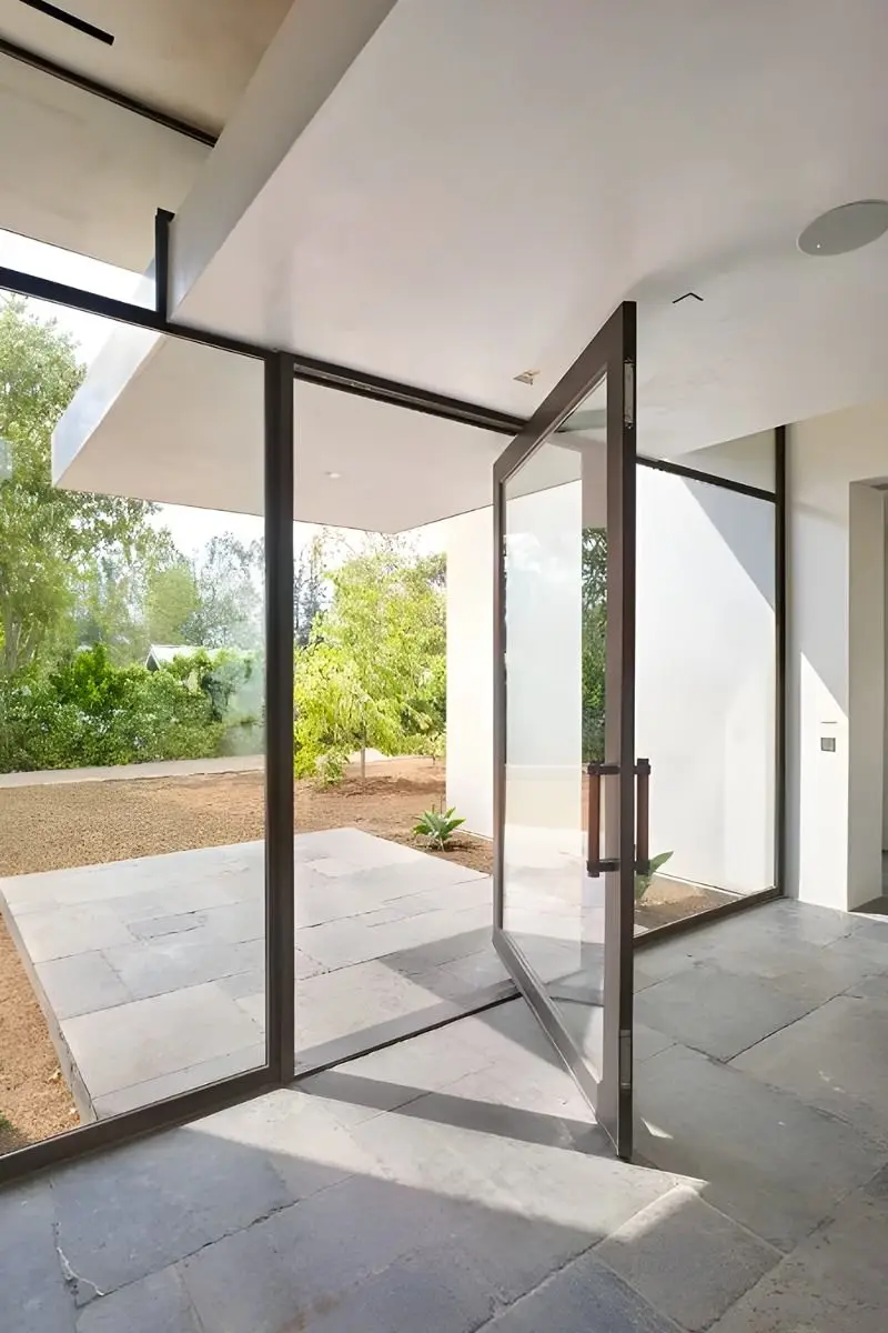 Custom Size Modern Interior/Exterior Glass French Door Narrow Frame Aluminum Alloy Pivot Door with Manual Opening for Villas
Custom Size Modern Interior/Exterior Glass French Door Narrow Frame Aluminum Alloy Pivot Door with Manual Opening for Villas