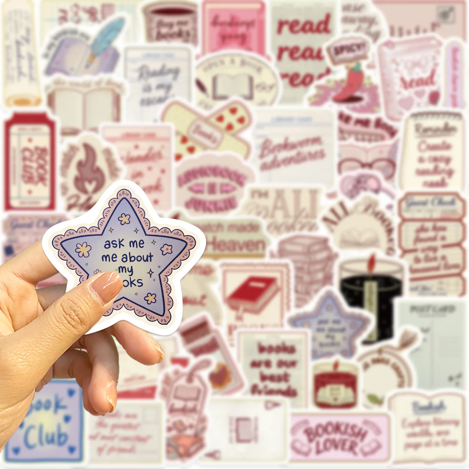 50PCS Vintage Bookish Reading Book Stickers DIY Scrapbooking Notebooks Laptop Phone Waterproof Retro Decoration Decals Toys Gift
50PCS Vintage Bookish Reading Book Stickers DIY Scrapbooking Notebooks Laptop Phone Waterproof Retro Decoration Decals Toys Gift