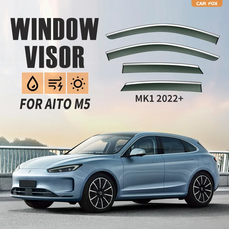 Suitable for Sailis Wenjie M5 car windows, rain and rain blocking, sun visors, rain eyebrows AITO M5 Window visor
Suitable for Sailis Wenjie M5 car windows, rain and rain blocking, sun visors, rain eyebrows AITO M5 Window visor