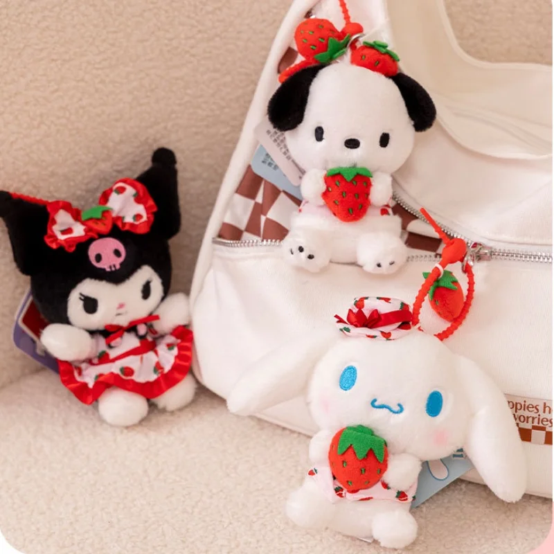 Sanrio Strawberry Hellokitty Melody Kuromi Cinnamoroll Pochacco Plush Pendatn Cute Cartoon Stuffed Keyrings Girls Bag Keychain
Sanrio Strawberry Hellokitty Melody Kuromi Cinnamoroll Pochacco Plush Pendatn Cute Cartoon Stuffed Keyrings Girls Bag Keychain