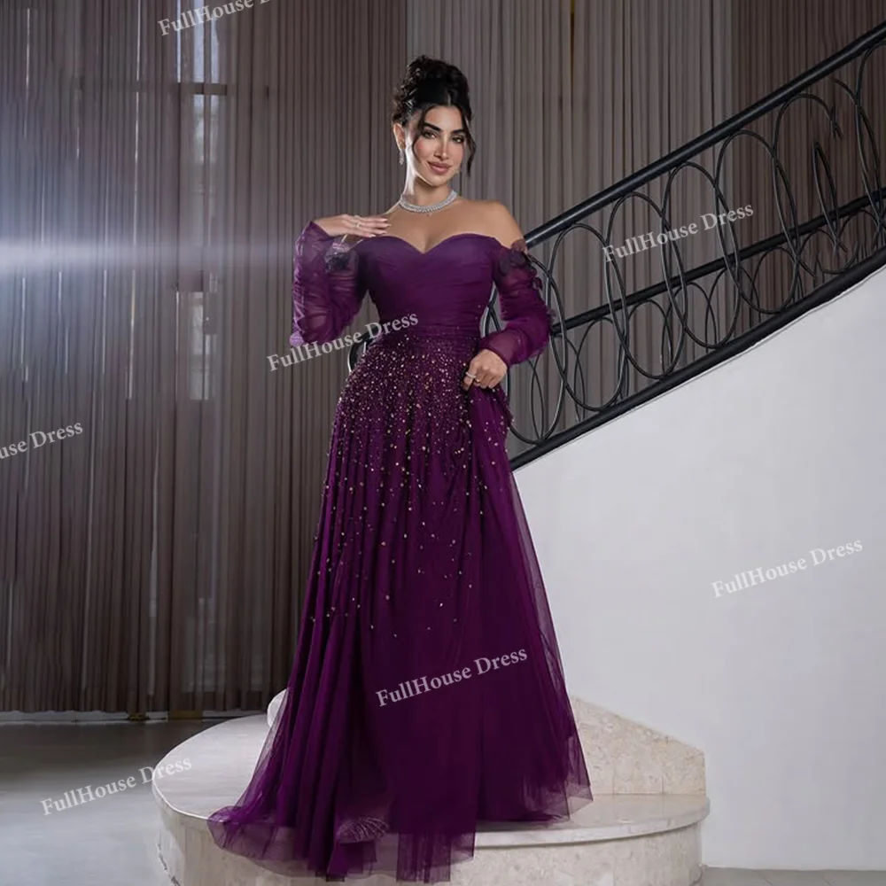 Custom Made Fantastic Off Shoulder A-line Beading Floor Length Backless Evening Dress Long Illusion Sleeve Prom Dress vestidos
Custom Made Fantastic Off Shoulder A-line Beading Floor Length Backless Evening Dress Long Illusion Sleeve Prom Dress vestidos