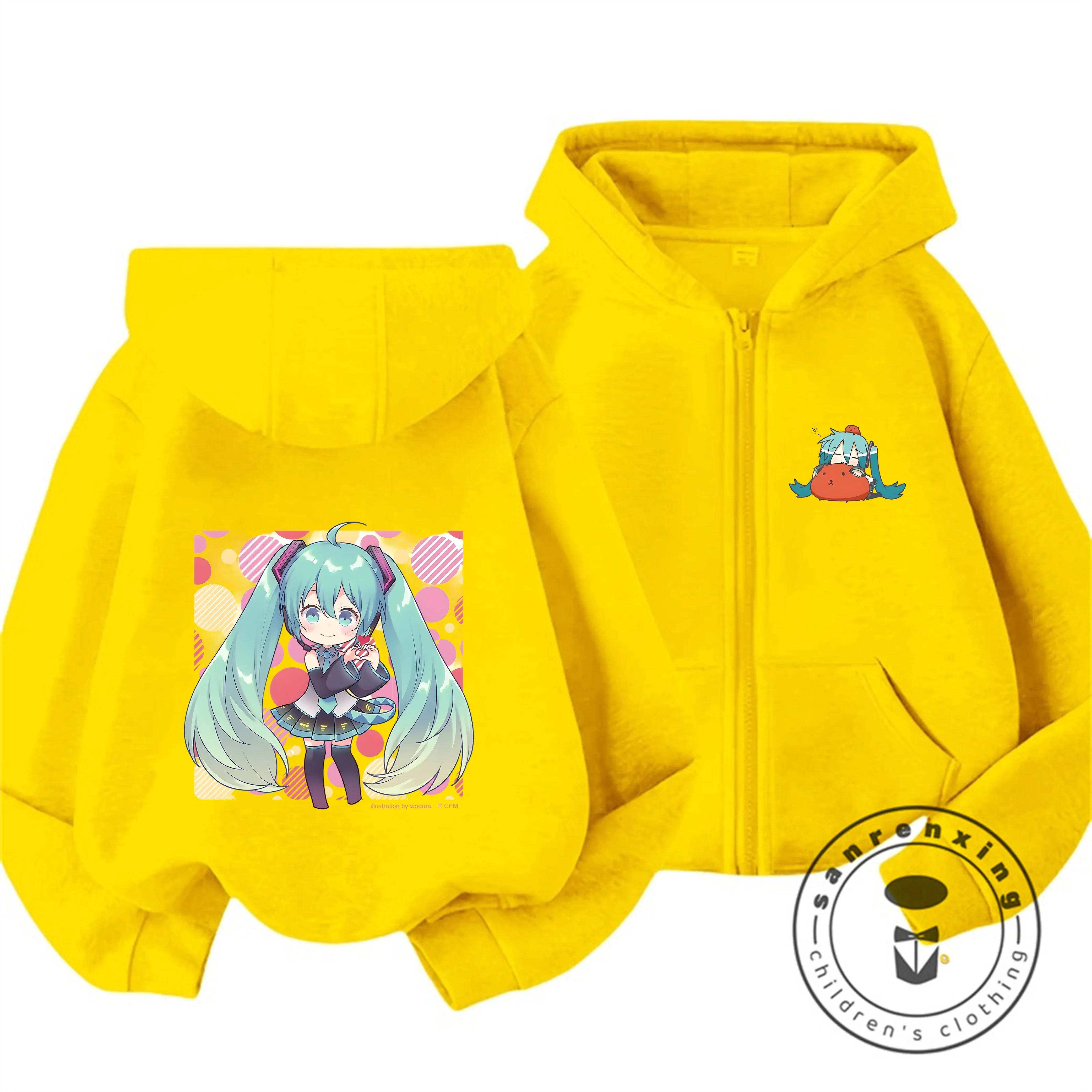 Casual New Style Sweatshirt Minimalist Hatsune Miku Zip Hoodie Spring Outdoor Daily Outfit For Children 3 14Y
Casual New Style Sweatshirt Minimalist Hatsune Miku Zip Hoodie Spring Outdoor Daily Outfit For Children 3 14Y