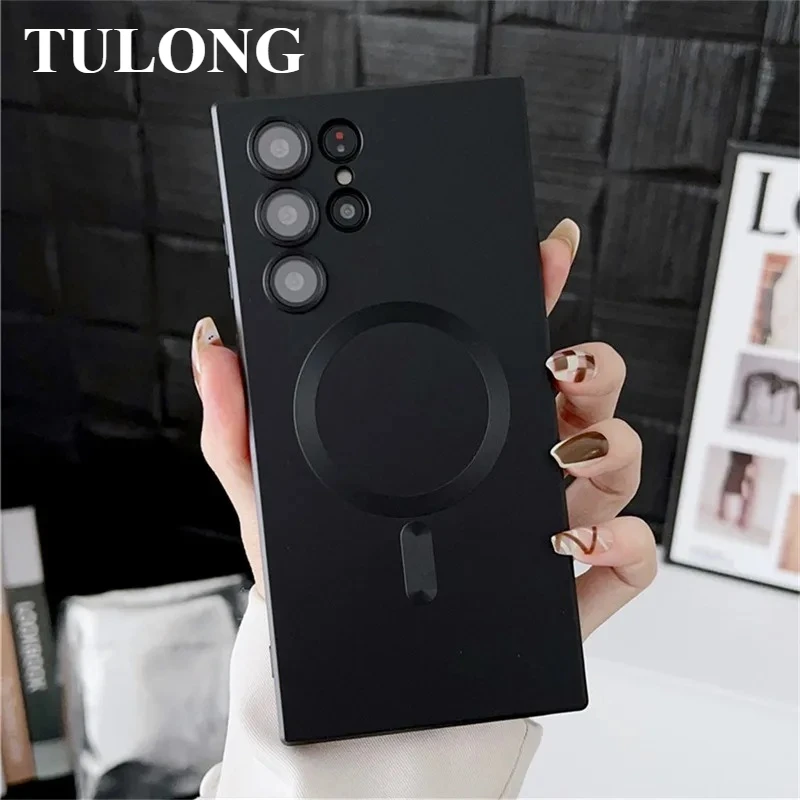 Suitable for Samsung S25 Mobile Phone Case Magnetic Metal Paint S24 Frosted S23 Ultra Anti-fall 22plus All-inclusive S21 Fe Case 
Suitable for Samsung S25 Mobile Phone Case Magnetic Metal Paint S24 Frosted S23 Ultra Anti-fall 22plus All-inclusive S21 Fe Case