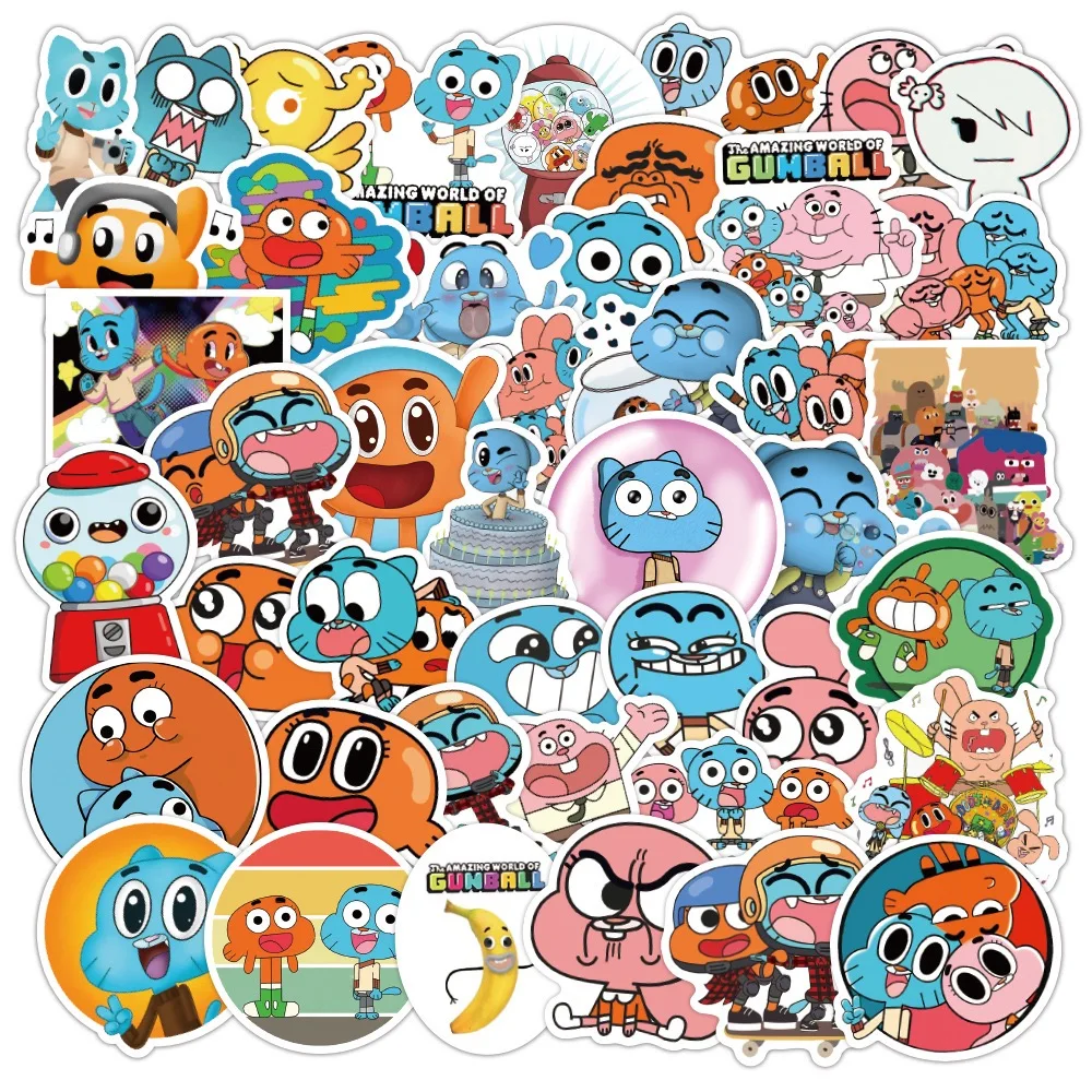 10/50pcs Funny Animation The Amazing World of Gumball Stickers DIY Diary Phone Bottle Laptop Luggage Graffiti Sticker Kids Toy
10/50pcs Funny Animation The Amazing World of Gumball Stickers DIY Diary Phone Bottle Laptop Luggage Graffiti Sticker Kids Toy