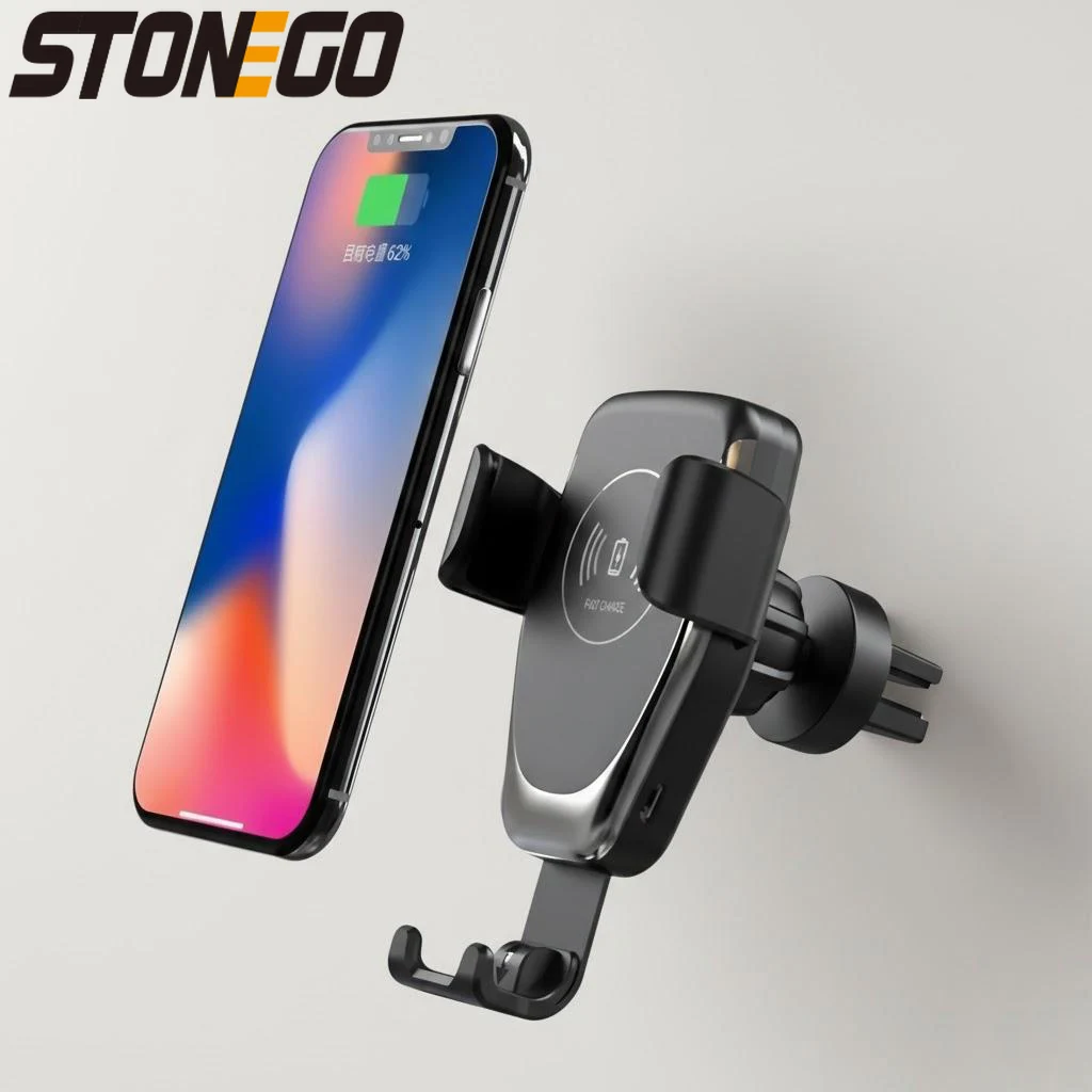 Wireless Car Charger Mount Qi Fast Charging Holder Auto Clamping Air Vent Grip for Smartphones with LED Indicator
Wireless Car Charger Mount Qi Fast Charging Holder Auto Clamping Air Vent Grip for Smartphones with LED Indicator