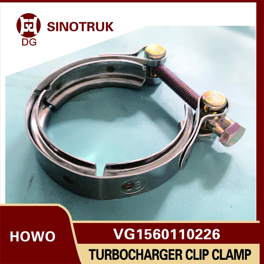 Sinotruk HOWO Truck Parts Turbocharger Clip Clamp Vg1560110226 Turbocharger Hoop
Sinotruk HOWO Truck Parts Turbocharger Clip Clamp Vg1560110226 Turbocharger Hoop