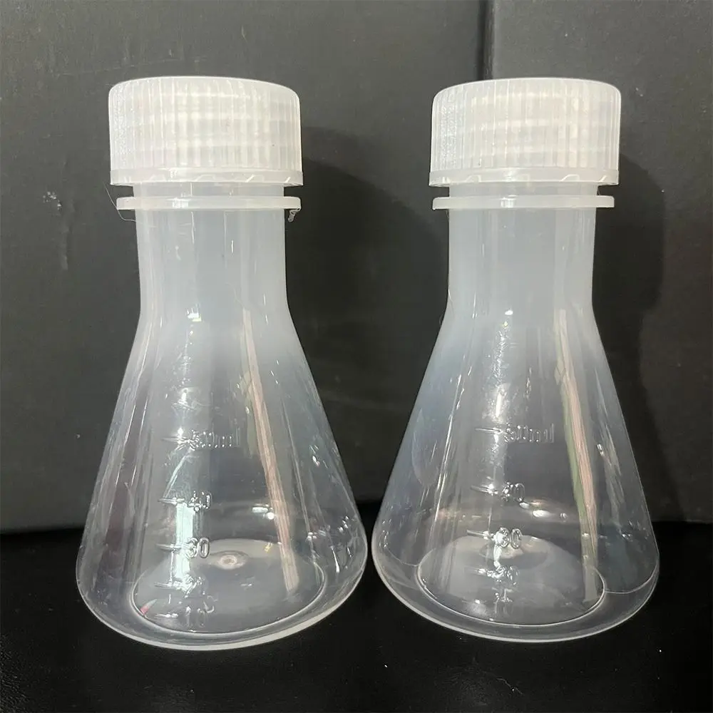 50ml/100ml/250ml/500ml Plastic Erlenmeyer Flask Plastic With Screw Lid Lab Beaker Scaled Measuring Scaled Measuring Cup
50ml/100ml/250ml/500ml Plastic Erlenmeyer Flask Plastic With Screw Lid Lab Beaker Scaled Measuring Scaled Measuring Cup
