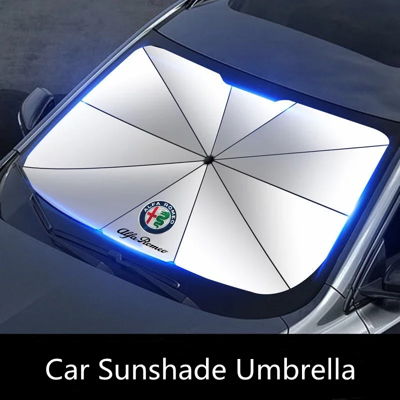 1Pc For Alfa Romeo giulia stelvio giulietta 159 147 156 166 Automobile Windshield Sunshade Upgraded Sun Umbrella Car Accessories
1Pc For Alfa Romeo giulia stelvio giulietta 159 147 156 166 Automobile Windshield Sunshade Upgraded Sun Umbrella Car Accessories