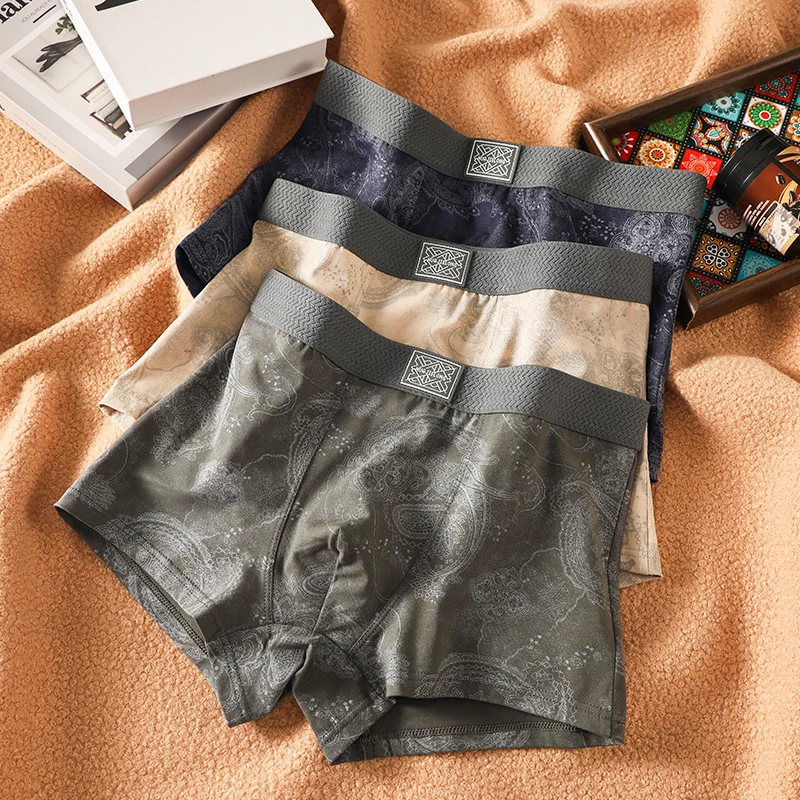 Набор из 3 мужских трусов-боксеров, спортивный молодежный стиль, 100% хлопок, дышащие боксеры, модные мужские трусы с принтом
Набор из 3 мужских трусов-боксеров, спортивный молодежный стиль, 100% хлопок, дышащие боксеры, модные мужские трусы с принтом