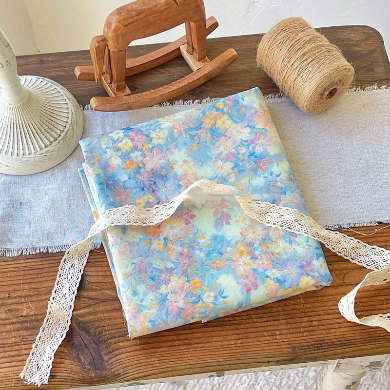 95x145cm Colorful Tie-dye Floral Print Cotton Fabric Soft Breathable for DIY Handmade Sewing Quilting Home Decor
95x145cm Colorful Tie-dye Floral Print Cotton Fabric Soft Breathable for DIY Handmade Sewing Quilting Home Decor