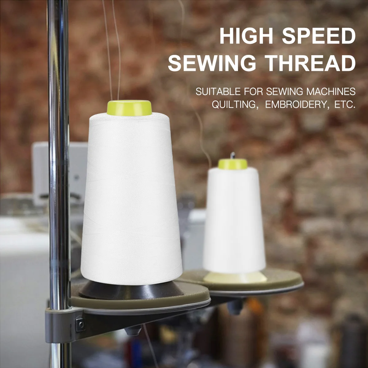 3000 Yards Polyester Sewing Thread High Tensile Strength Low Lint for Machine Sewing Quilting Dress Making General Stitching
3000 Yards Polyester Sewing Thread High Tensile Strength Low Lint for Machine Sewing Quilting Dress Making General Stitching