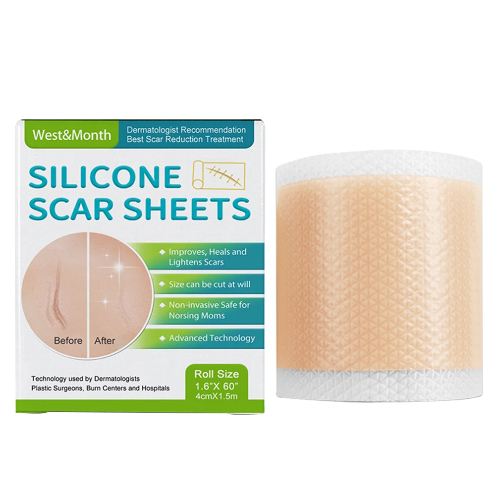 Silicone Nude Scar Removal Tape 1 Roll Scar Removal Sheets Painless Section Keloid Surgery Scars for Acne Burn Scar Reduce
Silicone Nude Scar Removal Tape 1 Roll Scar Removal Sheets Painless Section Keloid Surgery Scars for Acne Burn Scar Reduce