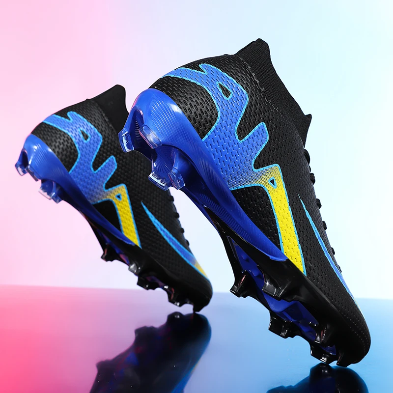 Rofessional Soccer Shoes for Men Outdoor High-Top Sports Football Boots Boots Ag/Fg Long Spikes Artificial Grass Training Match
Rofessional Soccer Shoes for Men Outdoor High-Top Sports Football Boots Boots Ag/Fg Long Spikes Artificial Grass Training Match