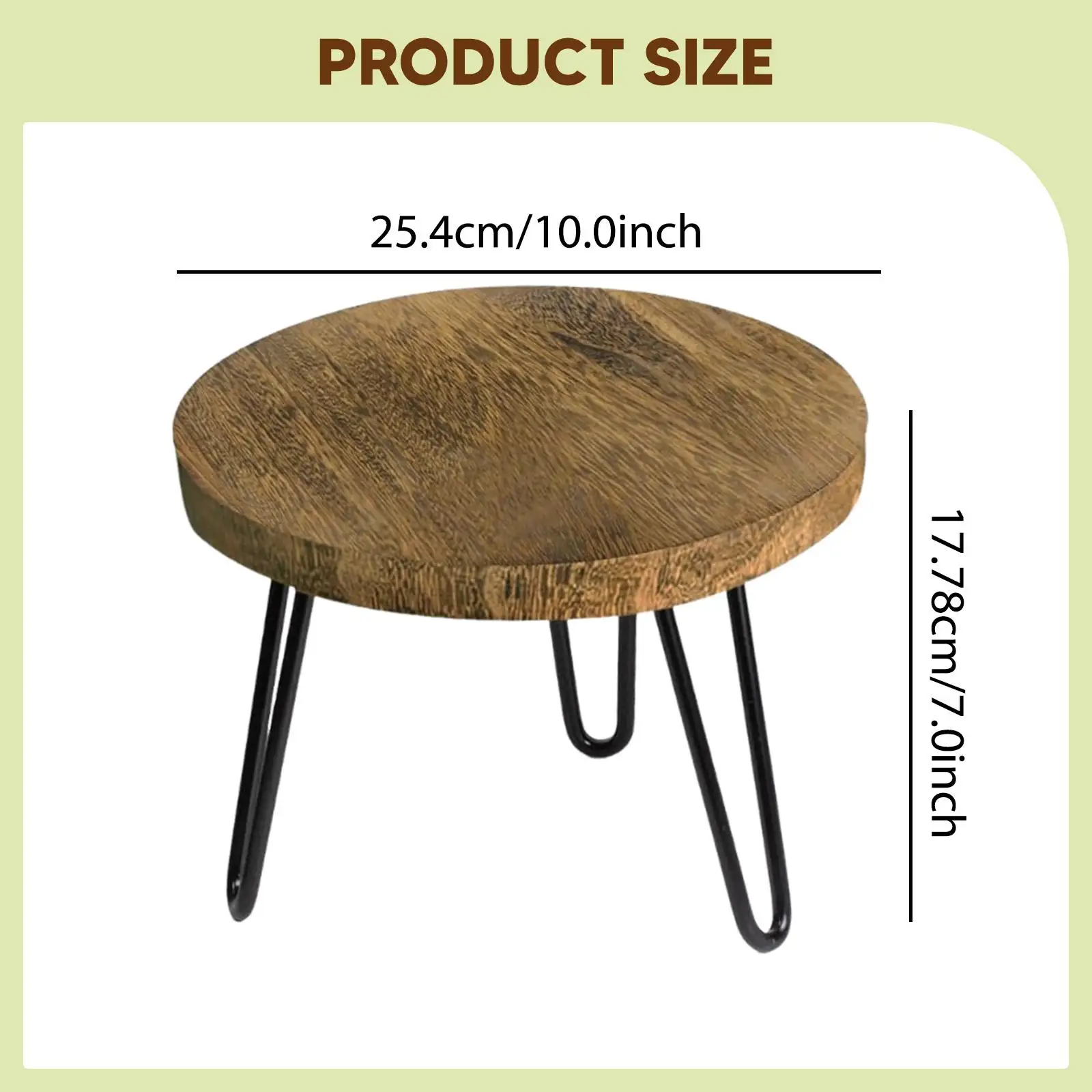 Wood Plant Stand Mini Mid Riser Stand Decor Planter Tray Round Farmhouse Flower Pot Holder for Table Room Desktop Living Room
Wood Plant Stand Mini Mid Riser Stand Decor Planter Tray Round Farmhouse Flower Pot Holder for Table Room Desktop Living Room