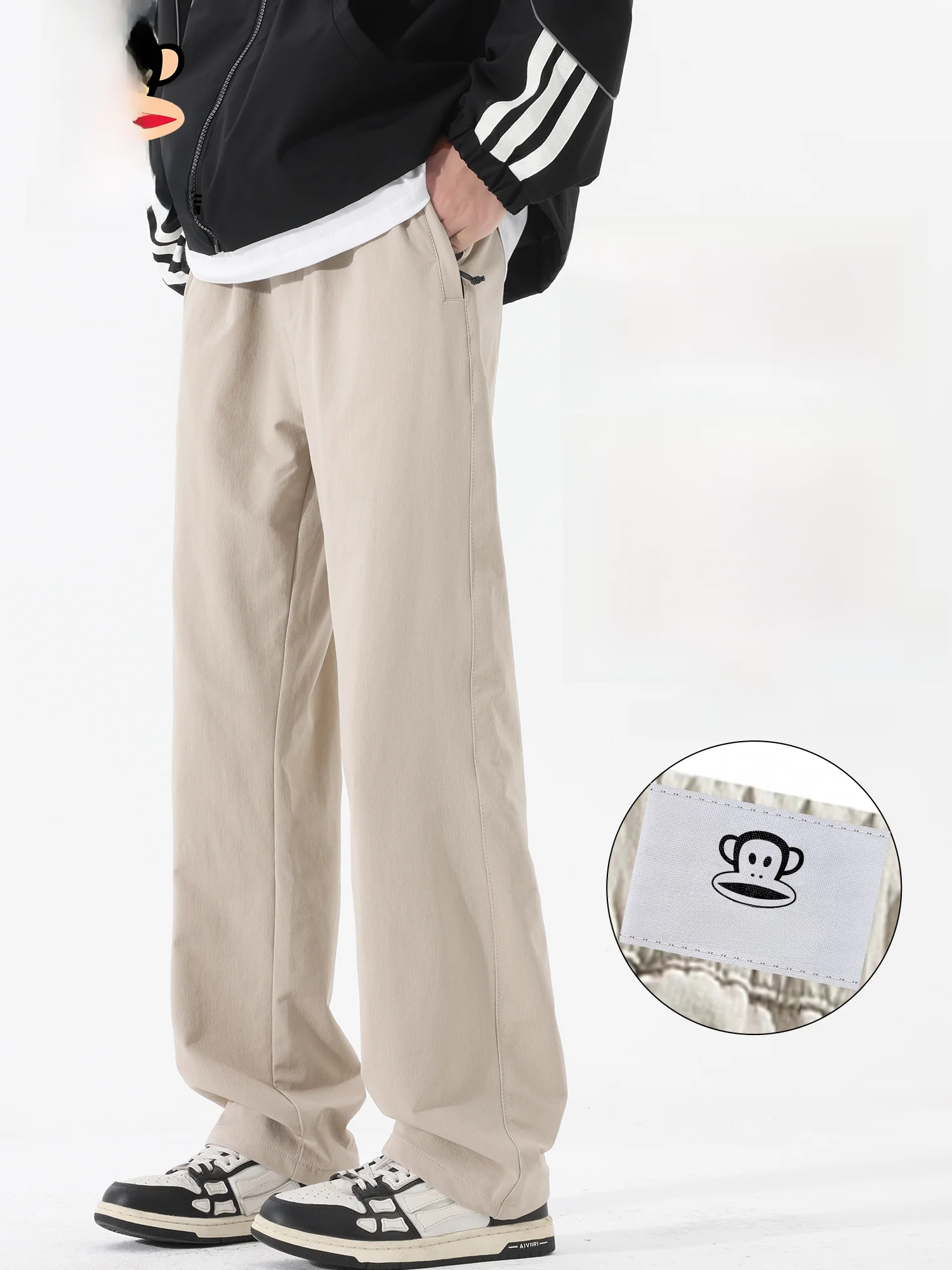 Мужские повседневные брюки Paul Frank прямого кроя, свободные, струящиеся, однотонные, весна 2026, новые, комфортные, с эластичным поясом
Мужские повседневные брюки Paul Frank прямого кроя, свободные, струящиеся, однотонные, весна 2026, новые, комфортные, с эластичным поясом