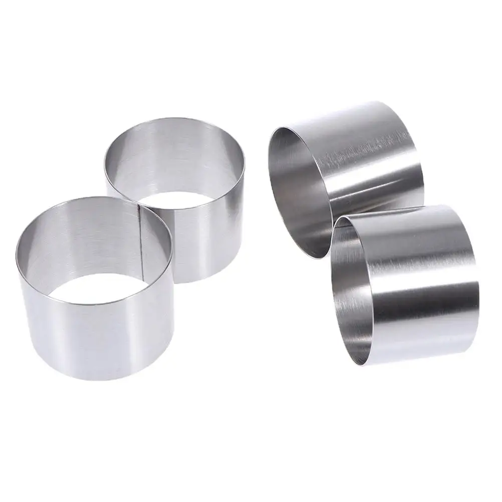 4 Pcs Round Mousse Circle Delicate Edges Mold Baking Cake Stamp Biscuit Mini High Quality Stainless Steel
4 Pcs Round Mousse Circle Delicate Edges Mold Baking Cake Stamp Biscuit Mini High Quality Stainless Steel