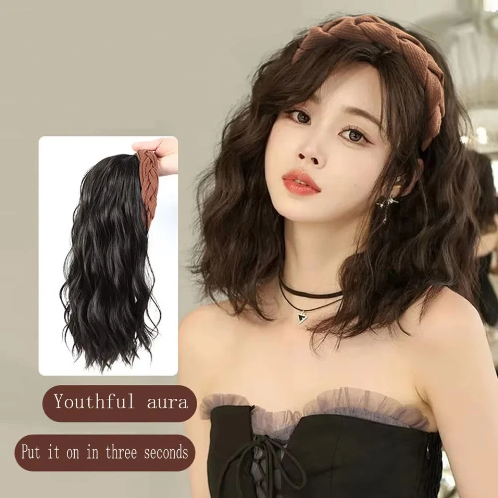 New Long Wavy Curly Headband Hair Extension Natural Hairpieces Synthetic U-Shape Hair Band Women
New Long Wavy Curly Headband Hair Extension Natural Hairpieces Synthetic U-Shape Hair Band Women