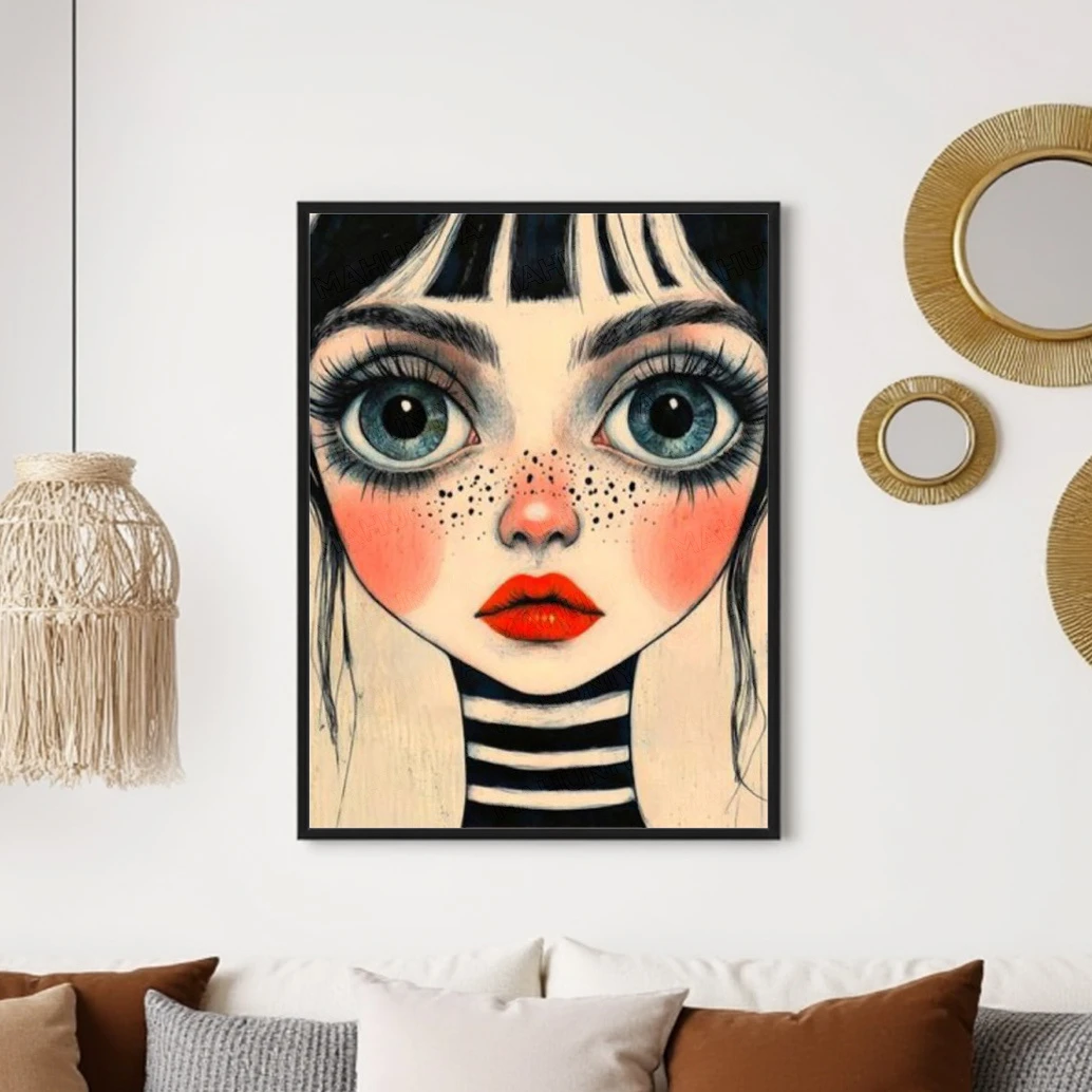 Big Eyes Bangs Girl Cartoon 500/1000/1200/2000 PCS Jigsaw Puzzles Family Activity Games for Gameroom Bedroom Gifts Frameless
Big Eyes Bangs Girl Cartoon 500/1000/1200/2000 PCS Jigsaw Puzzles Family Activity Games for Gameroom Bedroom Gifts Frameless