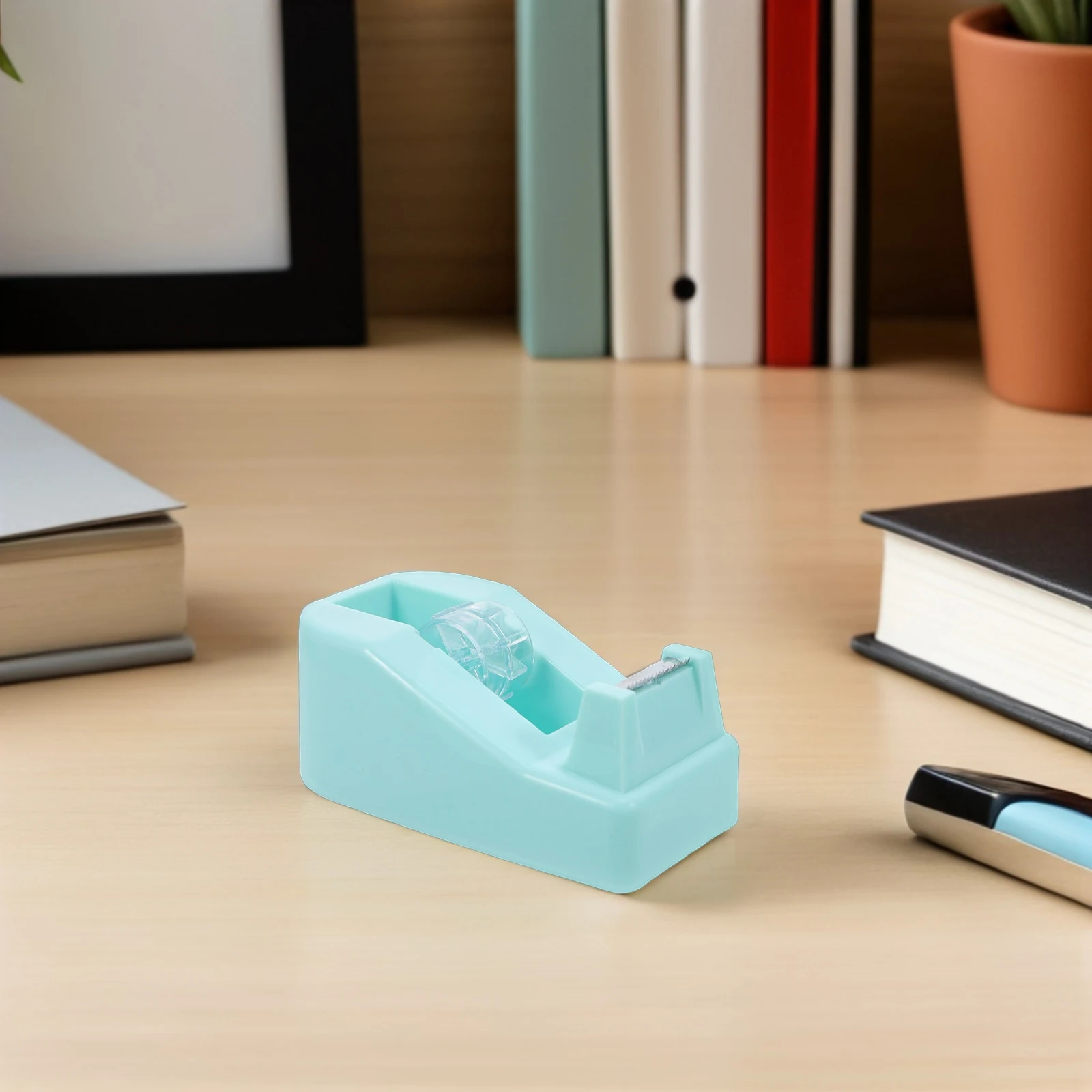 Efficient Tape Dispenser Solid Build Compact Shape Quick Release Cutter for Office Home Desk Stationery Supplies Small Space
Efficient Tape Dispenser Solid Build Compact Shape Quick Release Cutter for Office Home Desk Stationery Supplies Small Space
