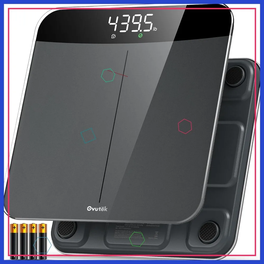 Digital Bathroom Scale with High Accuracy, Large LED Display, Auto Weighing for Body, Baby, Pet, Durable 450lb Capacity
Digital Bathroom Scale with High Accuracy, Large LED Display, Auto Weighing for Body, Baby, Pet, Durable 450lb Capacity