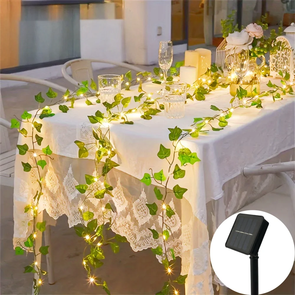 1pc Artificial Plants LED String Lights Outdoor Garden Solar Maple Leaves Garland Lights for Christmas Wedding Festival Decor
1pc Artificial Plants LED String Lights Outdoor Garden Solar Maple Leaves Garland Lights for Christmas Wedding Festival Decor