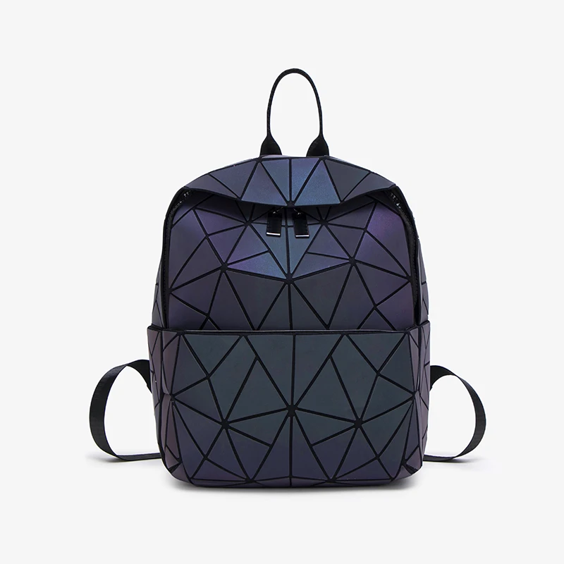 Trendy and versatile chain diamond pattern backpack for women, geometric diamond pattern, night light color-changing stitching,
Trendy and versatile chain diamond pattern backpack for women, geometric diamond pattern, night light color-changing stitching,