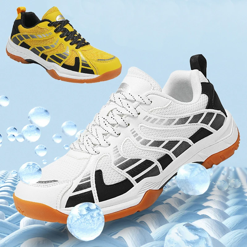 New Men Professional Badminton Shoes Volleyball Shoes Indoor Sports Shoes Lightweight Ping Pong Sport Tennis Training Sneakers
New Men Professional Badminton Shoes Volleyball Shoes Indoor Sports Shoes Lightweight Ping Pong Sport Tennis Training Sneakers