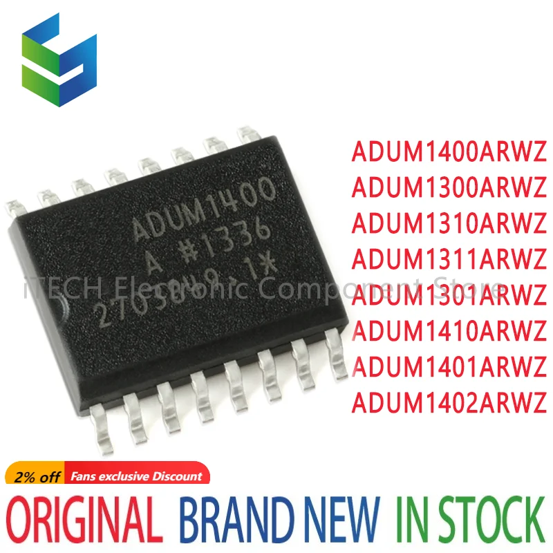 5 шт., ADUM1300ARWZ ADUM1301ARWZ ADUM1310ARWZ ADUM1311ARWZ ADUM1400ARWZ ADUM1401ARWZ ADUM1402ARWZ ADUM1410ARWZ ADUM1300 ADUM
5 шт., ADUM1300ARWZ ADUM1301ARWZ ADUM1310ARWZ ADUM1311ARWZ ADUM1400ARWZ ADUM1401ARWZ ADUM1402ARWZ ADUM1410ARWZ ADUM1300 ADUM