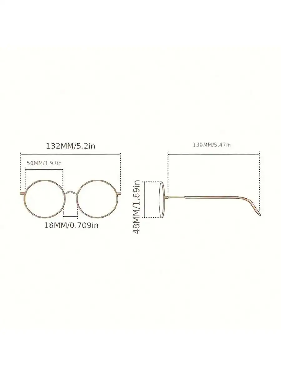 Fashionable Round Metal Frame Glasses With Transparent Lenses Lightweight Daily Wear
Fashionable Round Metal Frame Glasses With Transparent Lenses Lightweight Daily Wear
