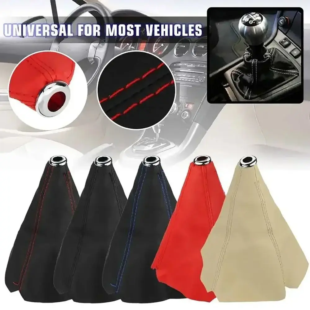 1Pcs New Universal Gear Shift Knob Cover PU Leather 16mm Shift Lever Knob Boot Gear Shift Collars Car Auto Accessory
1Pcs New Universal Gear Shift Knob Cover PU Leather 16mm Shift Lever Knob Boot Gear Shift Collars Car Auto Accessory