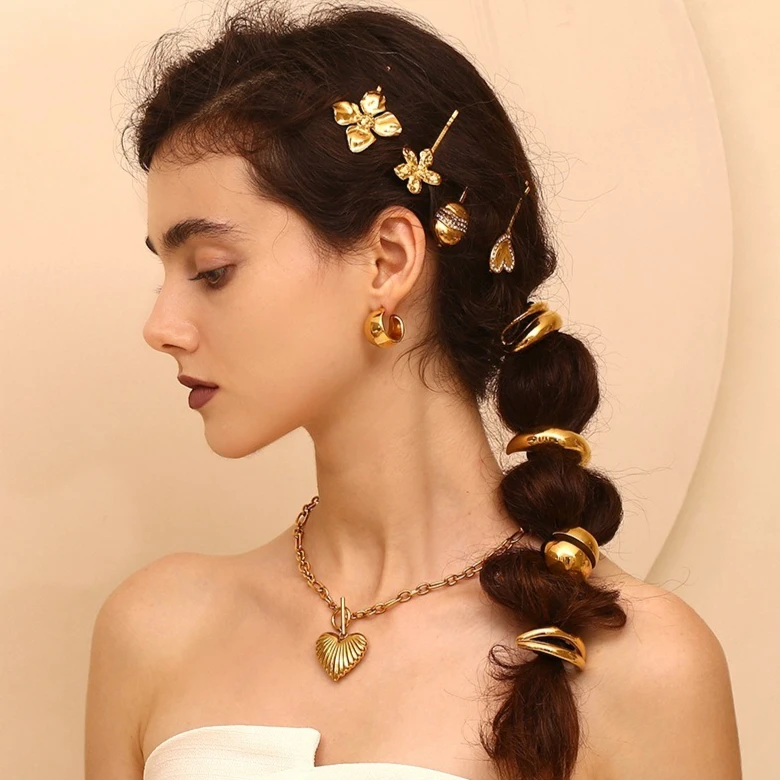 2025 New Vintage Butterfly Wing Hair Ties Women 18K Gold Plated Stainless Steel Waterproof Hypoallergenic Hair Accessories
2025 New Vintage Butterfly Wing Hair Ties Women 18K Gold Plated Stainless Steel Waterproof Hypoallergenic Hair Accessories