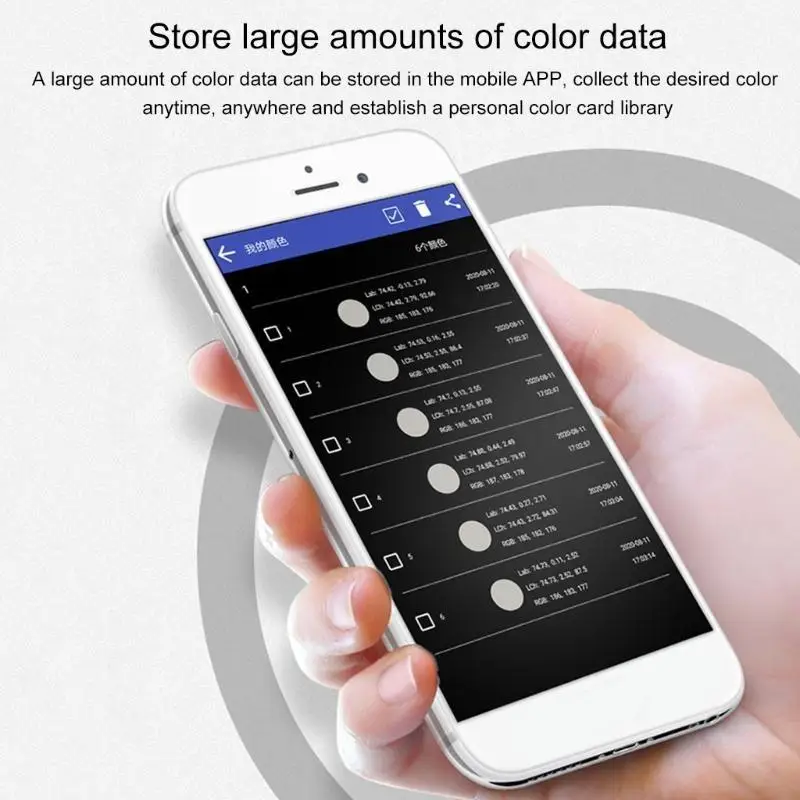20RC Handheld Color Digital Color Reader Color Difference Meter for Color Capturing Matching Comparing
20RC Handheld Color Digital Color Reader Color Difference Meter for Color Capturing Matching Comparing