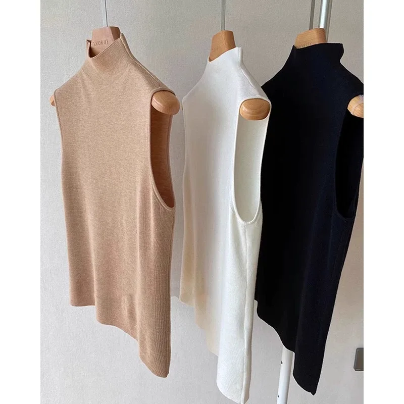 Spring and Summer 2026 Temperament Knitted Vest Suspender Suit Sleeveless Fake Collar Versatile Sweater Bottom Shirt Top
Spring and Summer 2026 Temperament Knitted Vest Suspender Suit Sleeveless Fake Collar Versatile Sweater Bottom Shirt Top