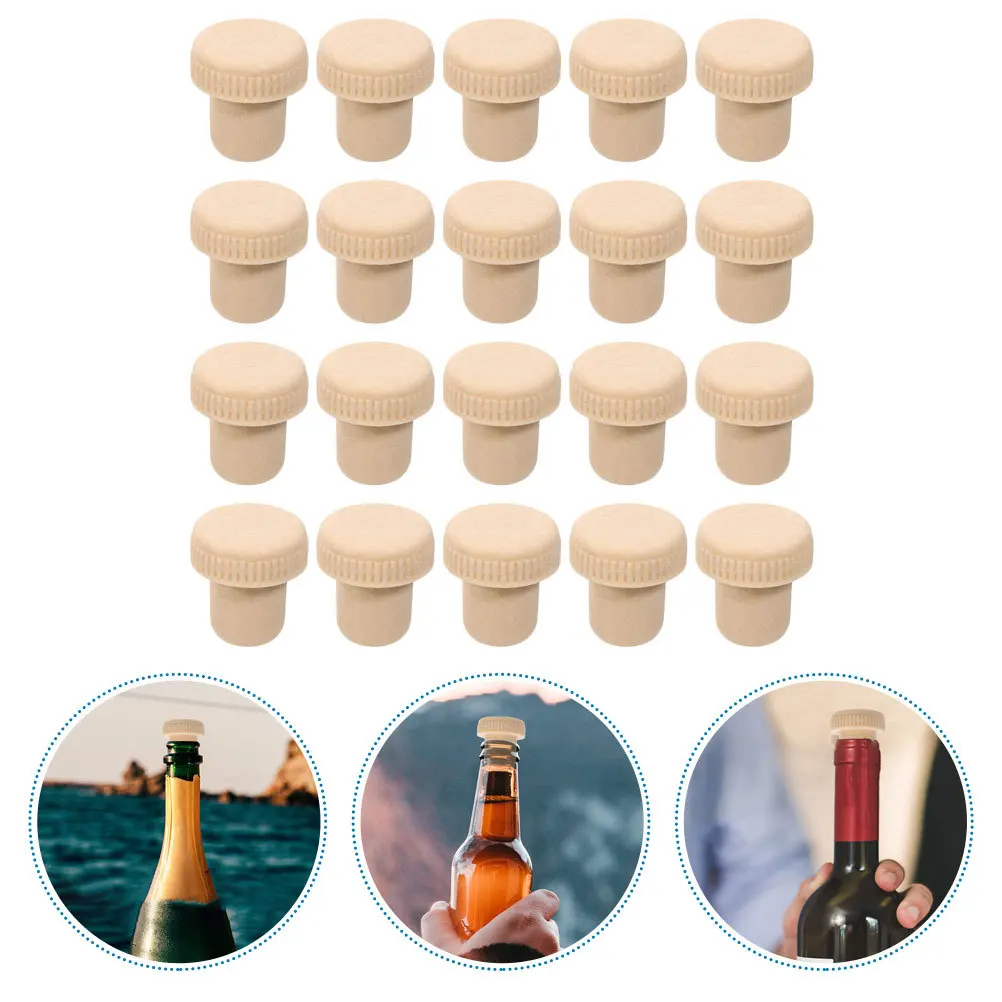 20Pcs Wine Bottle Stoppers Red Wine Corks Fine Craftsmanship Small Beautiful Design for Short Term Storage Prevent Spillage
20Pcs Wine Bottle Stoppers Red Wine Corks Fine Craftsmanship Small Beautiful Design for Short Term Storage Prevent Spillage
