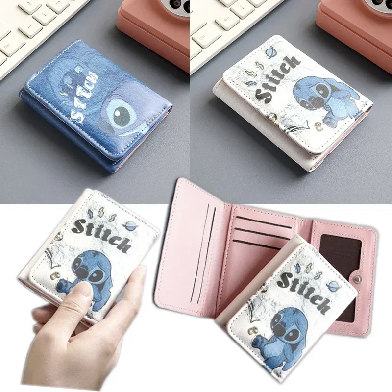 Disney Stitch Wallet Anime Figures Lilo & Stitch Print Short Folding Wallet for Women Multifunctional Coin Purse ID Card Holders
Disney Stitch Wallet Anime Figures Lilo & Stitch Print Short Folding Wallet for Women Multifunctional Coin Purse ID Card Holders