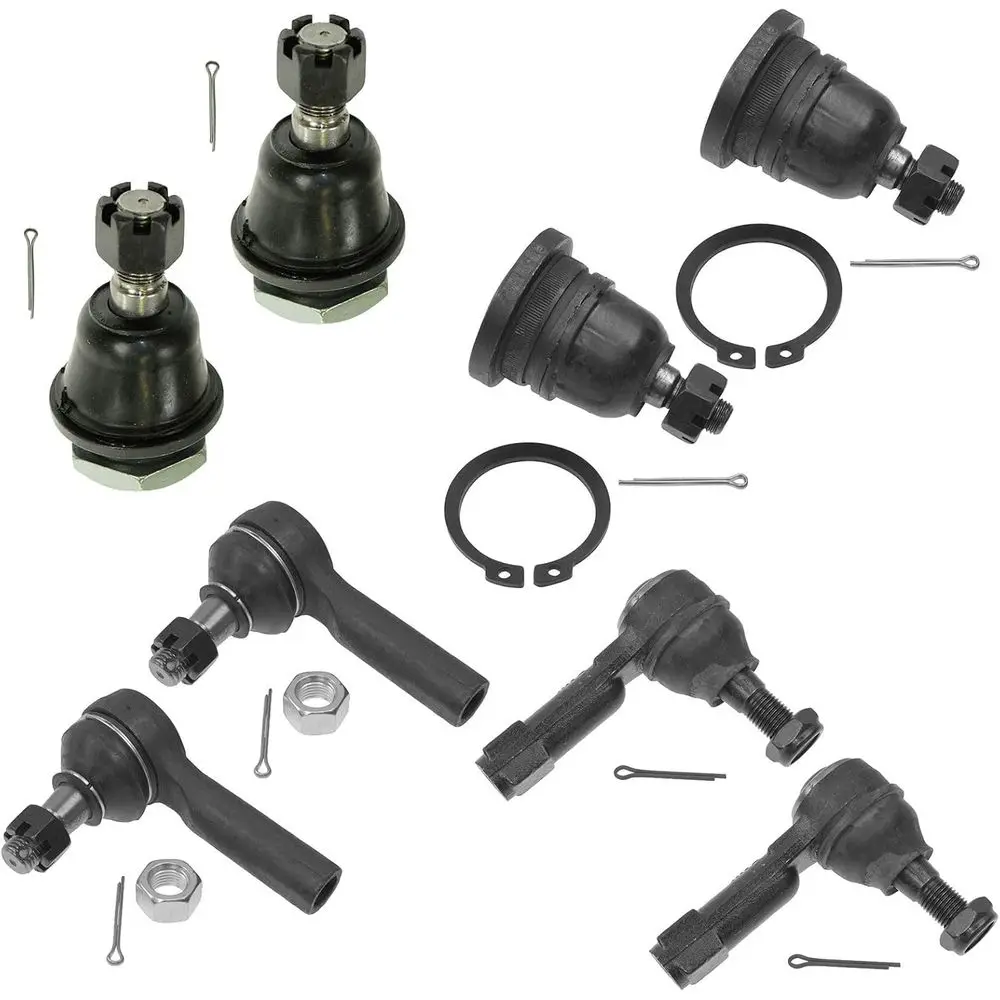 Steering & Suspension Kit with Ball Joint & Tie Rod for 1998-2004 Nissan Frontier & 2000-2004 Xterra
Steering & Suspension Kit with Ball Joint & Tie Rod for 1998-2004 Nissan Frontier & 2000-2004 Xterra
