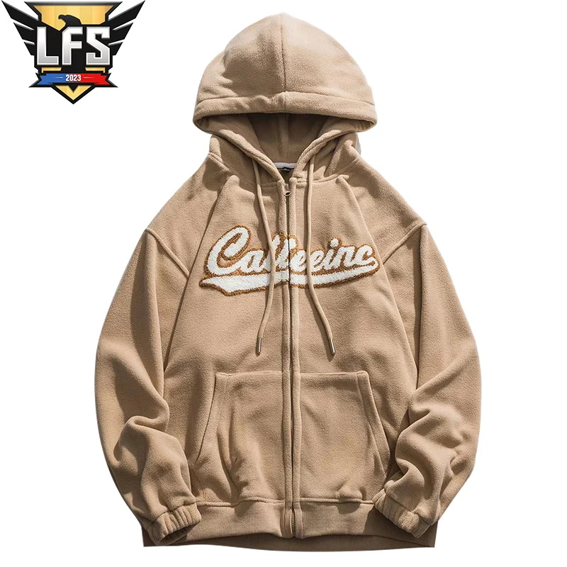 Men Retro Embroidery Letter Hoodies Autumn Casual Long Sleeve Hooded Sweatshirts Male Fashion Zipper Loose Hoodie Streetwear
Men Retro Embroidery Letter Hoodies Autumn Casual Long Sleeve Hooded Sweatshirts Male Fashion Zipper Loose Hoodie Streetwear
