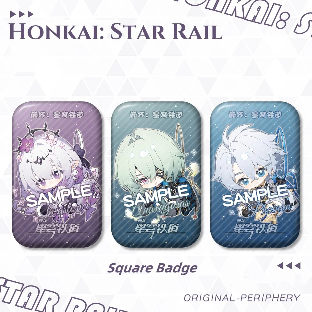 New Honkai: Star Rail Brooch Anaxa Phainon Castorice Laser Square Badge Pin Cute Cartoon Anime Game Jewelry Accessories Gift
New Honkai: Star Rail Brooch Anaxa Phainon Castorice Laser Square Badge Pin Cute Cartoon Anime Game Jewelry Accessories Gift