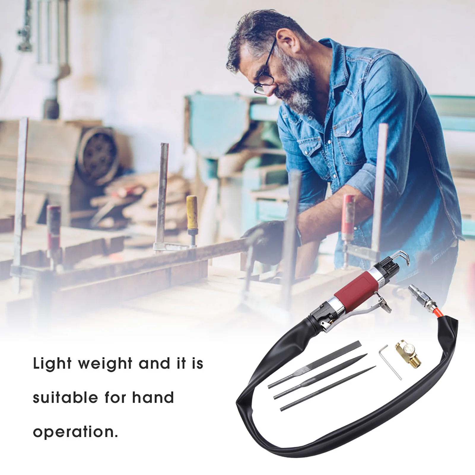 Pneumatic Grinding Tool File Pneumatic Grinding Tool Reciprocating Machine 3400rpm 1/4" Pneumatic File Pneumatic Grinding Tool
Pneumatic Grinding Tool File Pneumatic Grinding Tool Reciprocating Machine 3400rpm 1/4" Pneumatic File Pneumatic Grinding Tool
