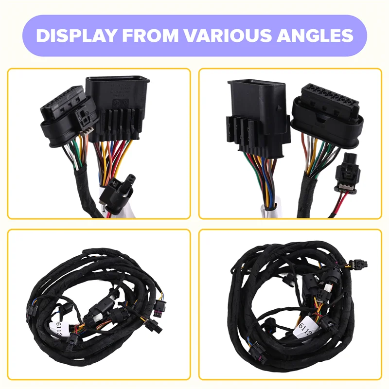 Front Bumper Harness Radar PDC Parking Aid Wiring Parking Aid System Wiring Harness
Front Bumper Harness Radar PDC Parking Aid Wiring Parking Aid System Wiring Harness