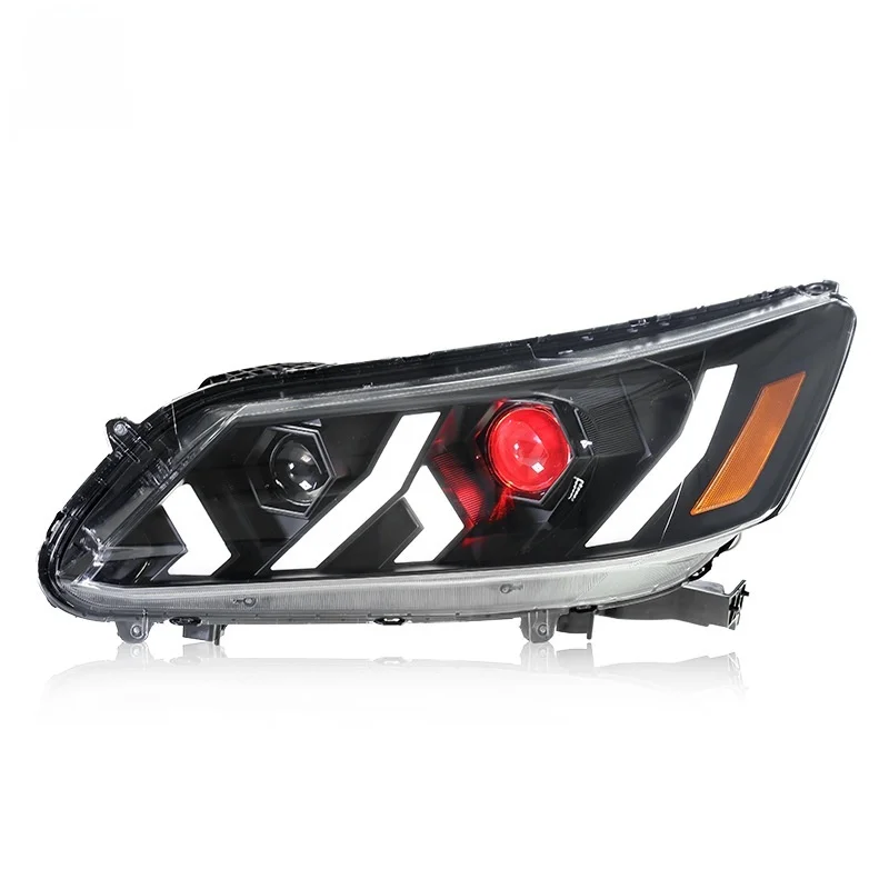 Applicable for 13-15 Ninth-generation Accord Headlight Assembly Modified to Style LED Lens Daytime Running Light
Applicable for 13-15 Ninth-generation Accord Headlight Assembly Modified to Style LED Lens Daytime Running Light