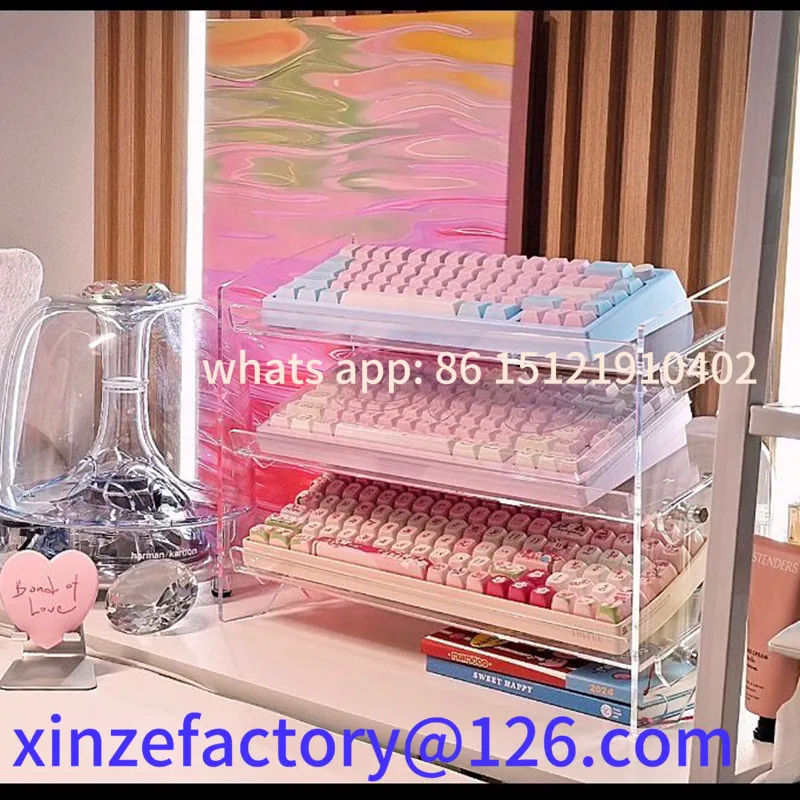 Customizable Keyboard Display Stand Acrylic Shelf Transparent Desktop Organizer Mechanical Keyboard Multi
Customizable Keyboard Display Stand Acrylic Shelf Transparent Desktop Organizer Mechanical Keyboard Multi