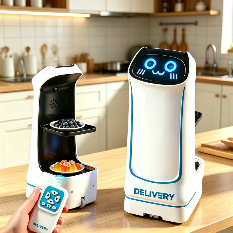 RC Delivery Robot 2.4G Remote Control Food Delivery Machine Parent-child Interaction Electric Transport Toy Party Birthday Gifts
RC Delivery Robot 2.4G Remote Control Food Delivery Machine Parent-child Interaction Electric Transport Toy Party Birthday Gifts