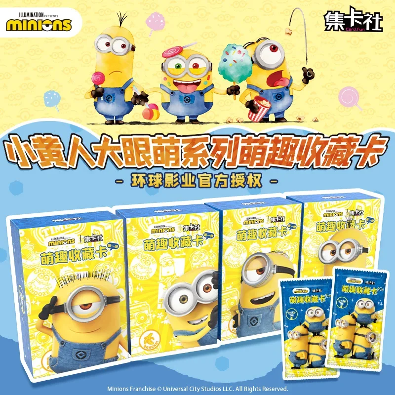 KAYOU Genuine Minions Card Banana Cute Main Pack Rare CR Rainbow Card Animation Character Collection Cards Kids Toy Gifts
KAYOU Genuine Minions Card Banana Cute Main Pack Rare CR Rainbow Card Animation Character Collection Cards Kids Toy Gifts